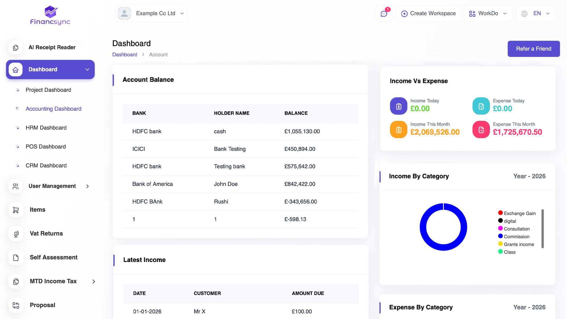 financsync product main banner